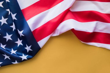 Anma Günü veya 4 Temmuz Amerikan bayrağı.