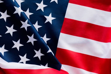 Bağımsızlık günü, Amerikan bayrağı, yakın çekim.