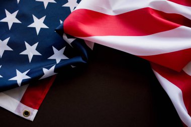 Bağımsızlık günü, Amerikan bayrağı, yakın çekim.
