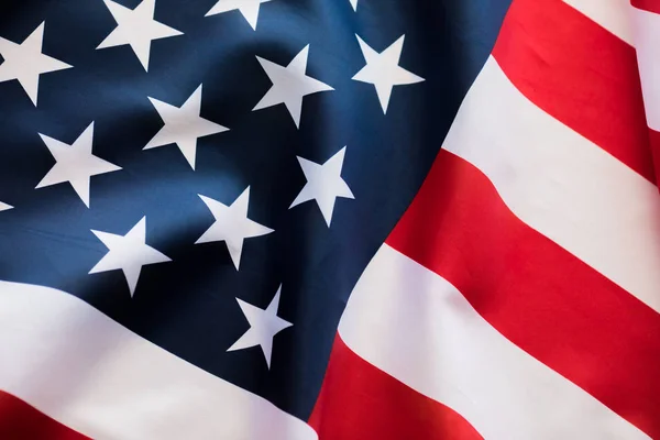 Amerikai Zászló Memorial Day Vagy Július — Stock Fotó