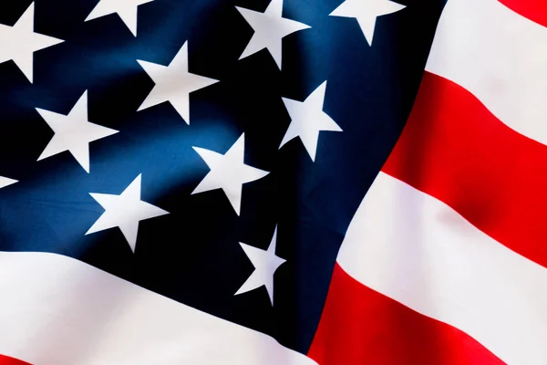 Amerikaanse Vlag Voor Memorial Day 4Th July — Stockfoto