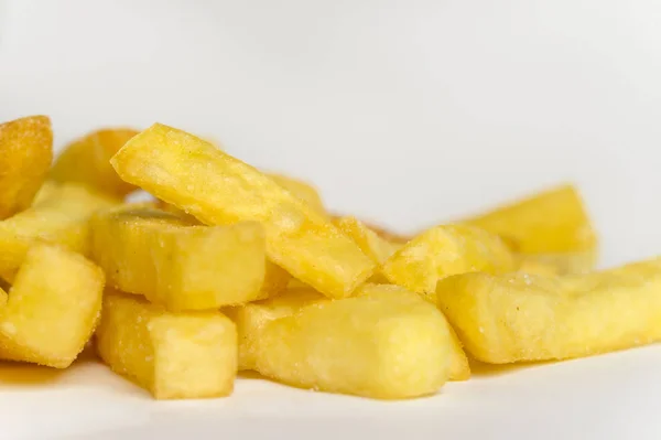 Fried Potatoes Fast Food — Stock Photo, Image