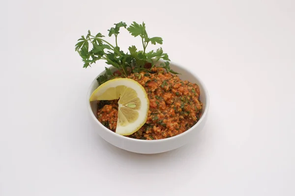 Ensalada Oriental Fondo Blanco — Foto de Stock