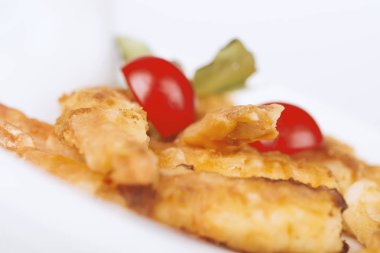 Lezzetli Asya yemekleri. Deniz ürünleri .