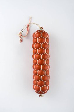 Haşlanmış sosis uzun somun .