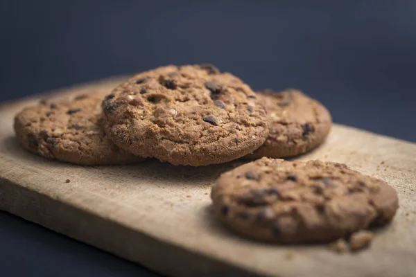 Traditional double chocolate chip cookie