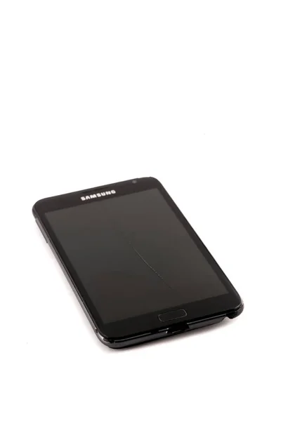 Сентября 2018 Года Чехии Сломались Смартфоны Samsung Сломанный Экран — стоковое фото
