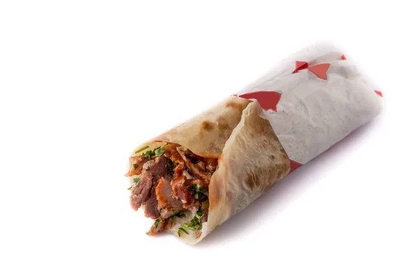 Broodje shoarma, Doner Kebab, gyros — Stockfoto