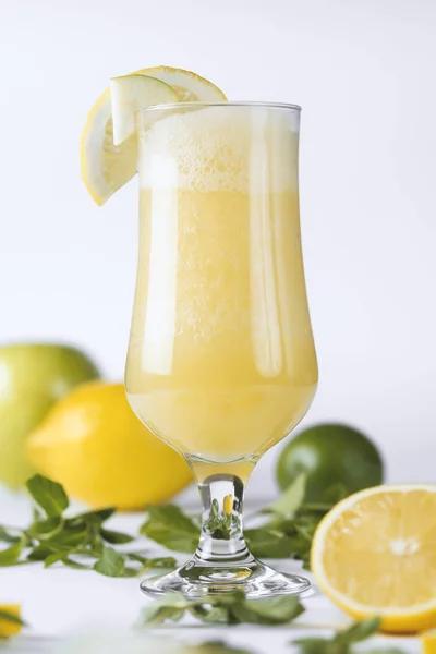 Jus Naturel Fruits Frais Délicieuse Saine Boisson — Photo