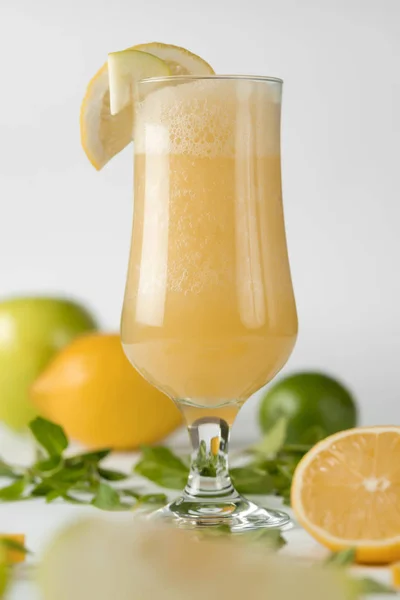 Jus Naturel Fruits Frais Délicieuse Saine Boisson — Photo