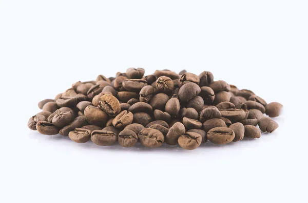 Coffee Beans White Background Area Copy Space — Stock Photo, Image