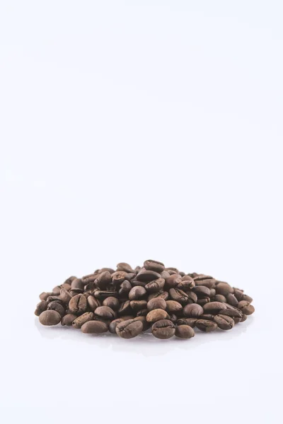 Coffee Beans White Background Area Copy Space — Stock Photo, Image