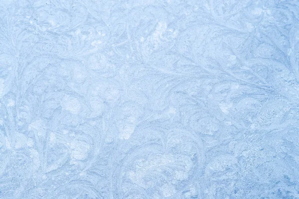 Close Para Fundo Gelo Azul Texture Texture Ice Patterns — Fotografia de Stock