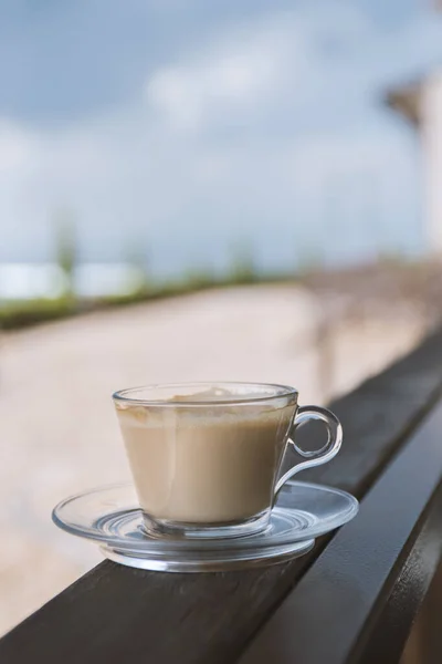 Cup Coffee Cafe Close — Stock Photo, Image