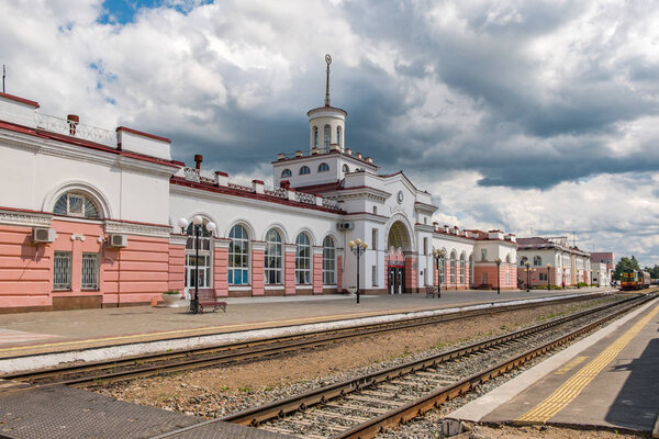 Train station in Yoshkar-Ola. Summer.