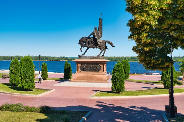 Die Uferstraße Von Samara Sommer — Stockfoto