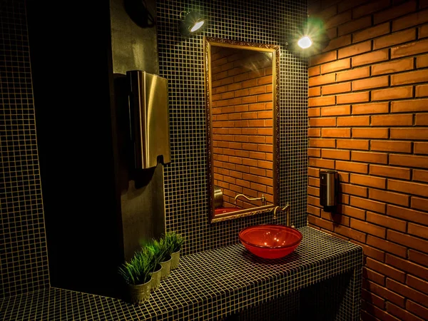 Apartamento Lujo Interior Baño Confortable — Foto de Stock