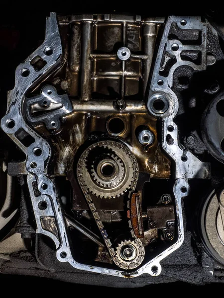 車のエンジン部分の詳細 — ストック写真