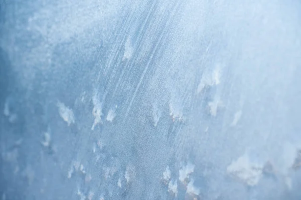 Patterns Made Frost Window Frosty Winter Background Photo — Stock Photo, Image