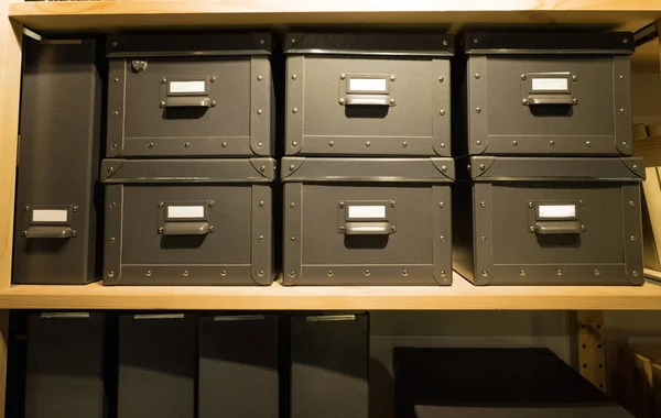 Ring Binders File Archive Office Shelf — Stock Photo, Image