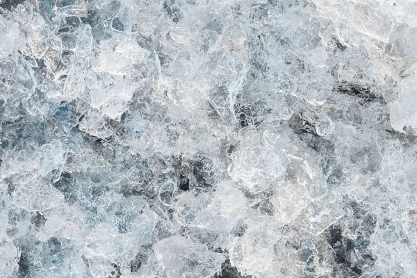 Gelo Colorido Textura Gelo Ártico Abstrato Frostwork Cristais Gelo Decorativos — Fotografia de Stock