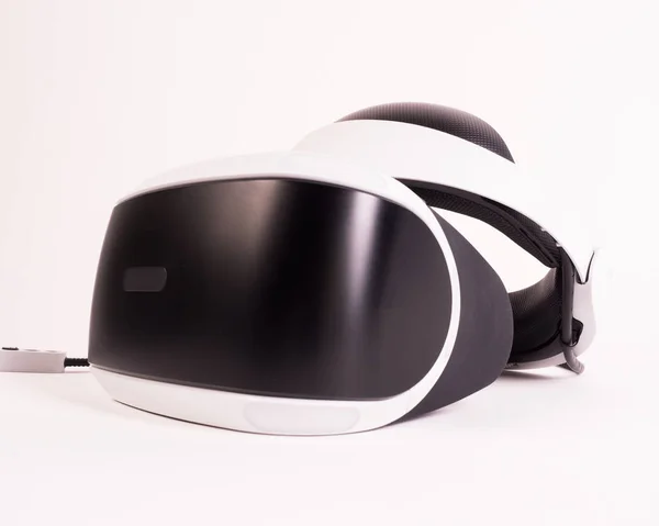 Moderne Virtuele Digitale Cyberspace Technologie Close Van Headset Geïsoleerd Een — Stockfoto