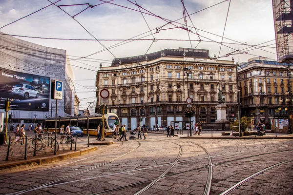 Çelyabinsk Rusya Federasyonu Haziran 2017 Tramvay Sokak Milan Talya — Stok fotoğraf