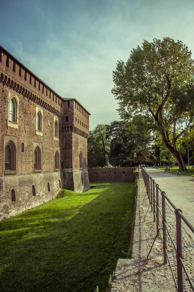 Chelyabinsk Russia June 2017 Milan Italy Castello Sforzesco Sforza Castle — Stock Photo, Image