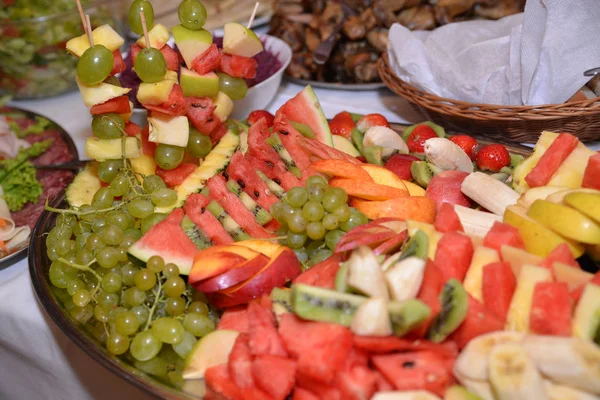Fresh Appetizer Lined Bowl Celebration — Stock Photo, Image