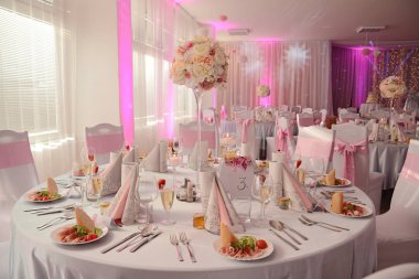 ham bir meze ve güzel bir sofra bir düğünde