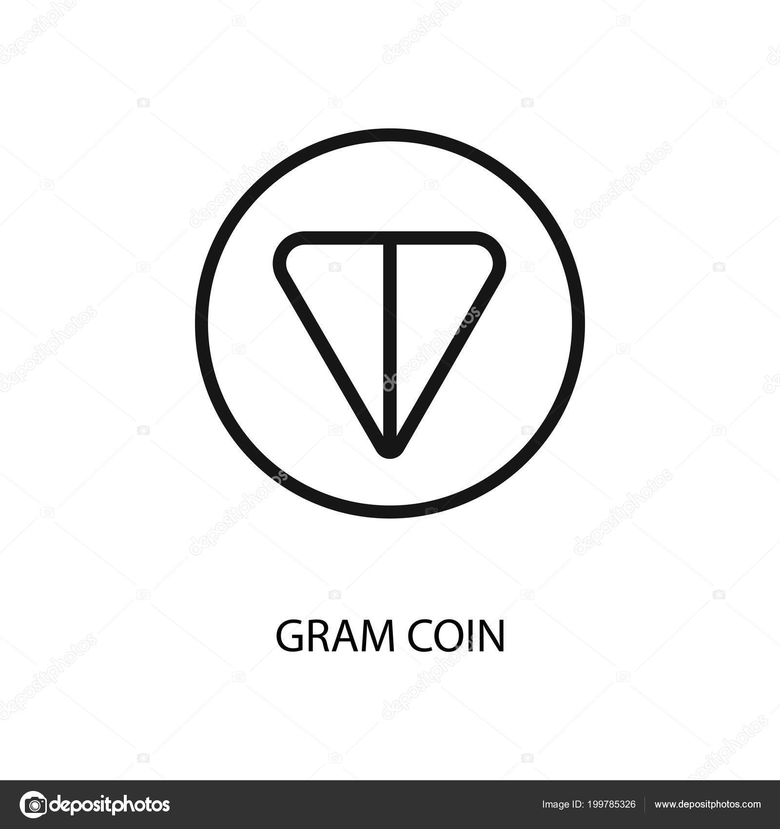 New telegram cryptocurrency Gram on new blockchain platform TON. Stock  Vector by ©dimapolies 199785326