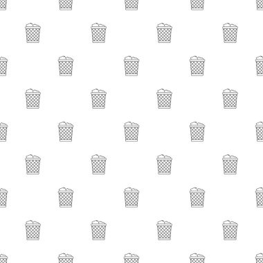 Sepet kökenli satırı simgesi. Doğrusal vektör desen