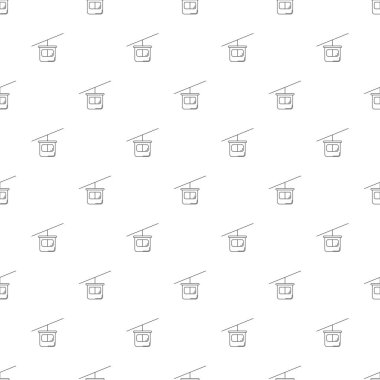 Teleferik arka plandan satırı simgesi. 