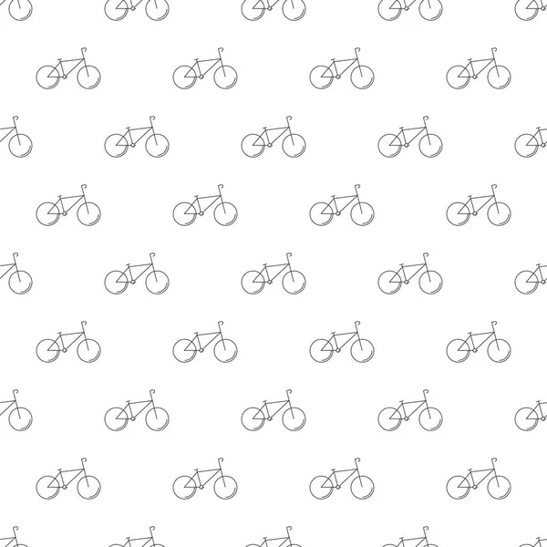 Ποδήλατο υπόβαθρο από εικονίδιο γραμμή. — Διανυσματικό Αρχείο