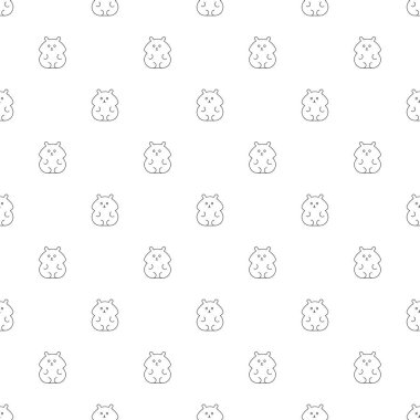 Hamster arka plandan satırı simgesi. 