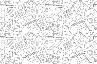 Vektör kırtasiye desen. İleti örneği sorunsuz arka planı