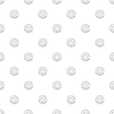 Çörek arka plandan satırı simgesi. 