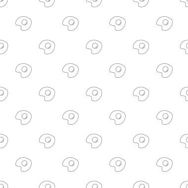 Sahanda yumurta arka plandan satırı simgesi. 