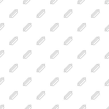 Sosisli sandviç arka plandan satırı simgesi. 