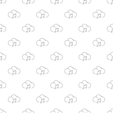 Müzik bulut kökenli satırı simgesi. 