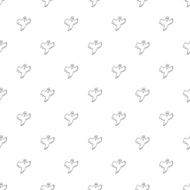 Vektör hayalet desen. Cadılar Bayramı sorunsuz arka plan. 