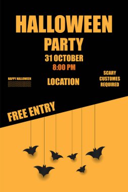 Cadılar Bayramın kutlu olsun Poster sopası ile