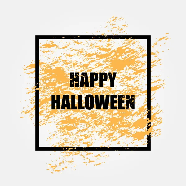 Halloween fond avec des mots HAPPY HALLOWEEN . — Image vectorielle