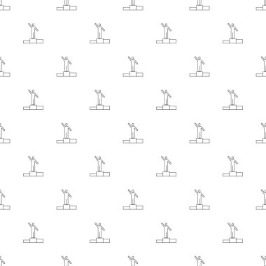 Kazanan satırı simgesi kökenli. Doğrusal vektör desen. Vektör çizim