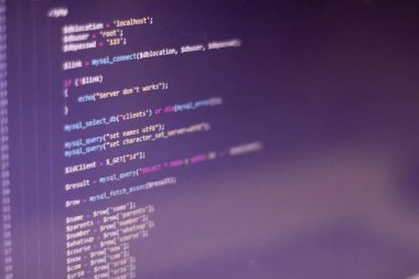 Yazılım geliştirici programlama kodu 
