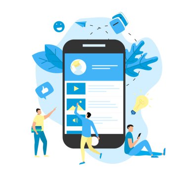 Mobil online eğitim uygulama E-öğrenme kavramı