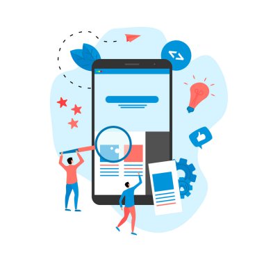 Yaratıcı web sayfası geliştirme ve web tasarımı kavramı