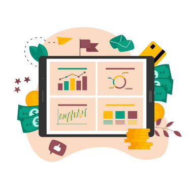 Borsada online finansal enstrüman. Grafik ve şamdan çizelgesiyle yatırım analizi. Yatırım aracı kavramı