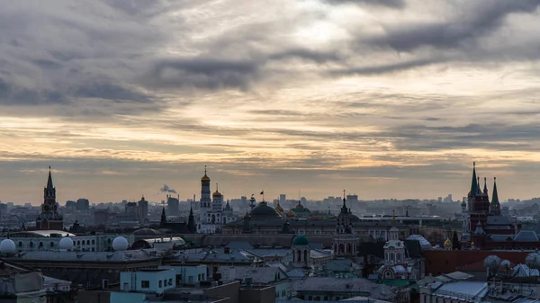 Άποψη Της Μόσχας Από Κατάστρωμα Παρατήρησης — Φωτογραφία Αρχείου