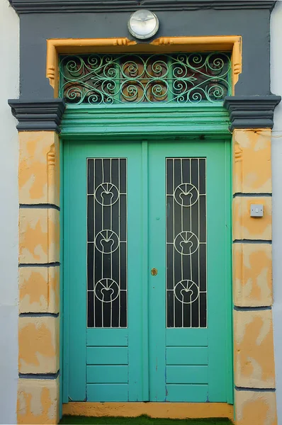 Старый Винтажный Стиль Двери — стоковое фото